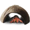 SunGrow Hermit Crab Coconut Cave & Climber Hideout, Natural