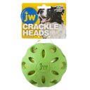 JW Pet Crackle Heads Ball Dog Toy, Color Varies, Large