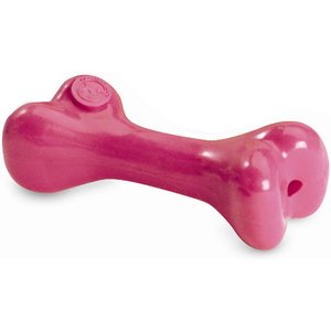 Planet Dog Orbee-Tuff Bone Tough Dog Chew Toy, Pink, Medium