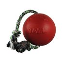 Jolly Pets Romp-n-Roll Dog Toy, Red, 6-in