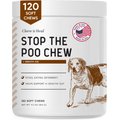 Chew + Heal Stop The Poo Soft Chew Coprophagia & Digestive Supplement for Dogs, 120 count