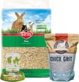 Kaytee||Lixit||Scratch and Peck Feeds Chick Starter Kit- Kaytee Pine Small Animal Bedding, 52.4-L + 2 other items