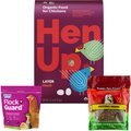 Hen Up||Sav-A-Caf||Happy Hen Treats Chicken Starter Kit- Hen Up Layer Mash Organic Chicken Food, 25-lb bag + 2 other items