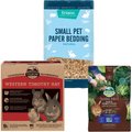 Rabbit Starter Kit- Frisco Small Pet Bedding, Natural, 2 Pack 36-L + 2 other items