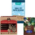 Frisco||Oxbow Rabbit Starter Kit- Frisco Small Pet Bedding, Natural, 2 Pack 36-L + 2 other items