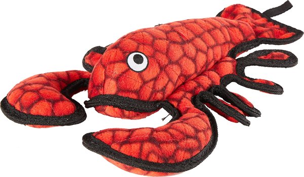 Tuffy's Ocean Creatures Larry Lobster Squeaky Plush Dog Toy slide 1 of 7