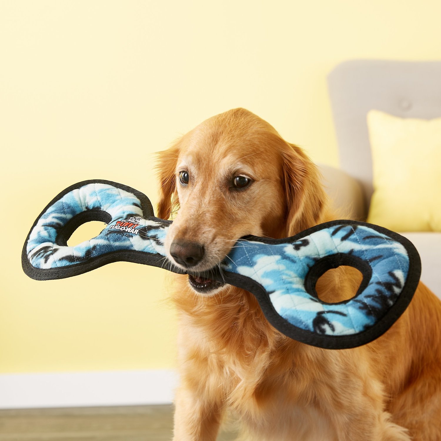TUFFY'S Ultimate TugOWar Squeaky Plush Dog Toy, Camo