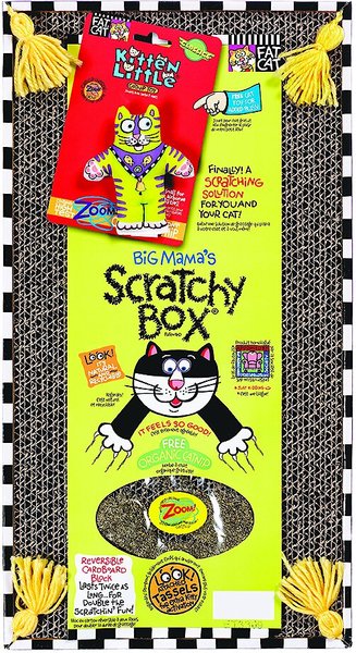 Fat Cat Big Mama's Cat Scratcher Toy with Catnip slide 1 of 6