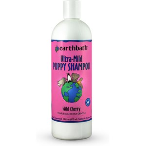 Earthbath Ultra-Mild Wild Cherry Puppy Shampoo, 16-oz bottle