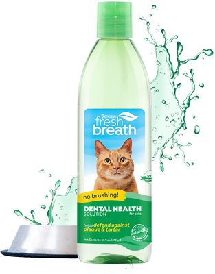 TropiClean Fresh Breath Water Additive For Cats, slide 1 of 1