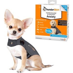 ThunderShirt Classic Anxiety & Calming Vest for Dogs, Heather Grey, XX-Small