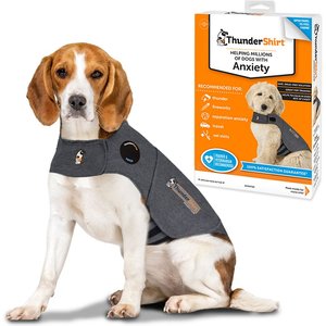 ThunderShirt Classic Anxiety & Calming Vest for Dogs, Heather Grey, Medium