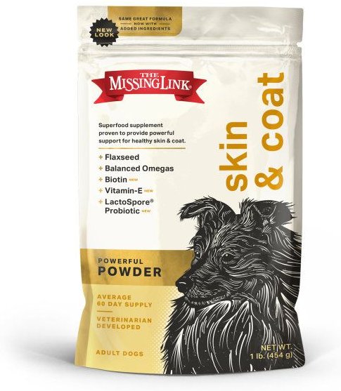 The Missing Link Original Skin & Coat Superfood Dog Supplement, 1-lb bag slide 1 of 8