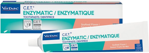 Virbac C.E.T. Enzymatic Seafood Flavor Dog & Cat Toothpaste, 70 gram slide 1 of 7