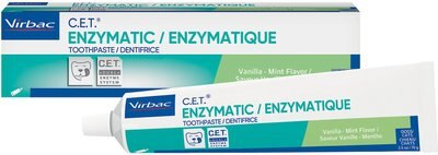 Virbac C.E.T. Enzymatic Dog & Cat Vanilla-Mint Flavor Toothpaste, slide 1 of 1