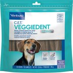 Virbac C.E.T. VeggieDent Fr3sh Dental Chews for Medium Dogs, 22-66 lbs, 30 Count