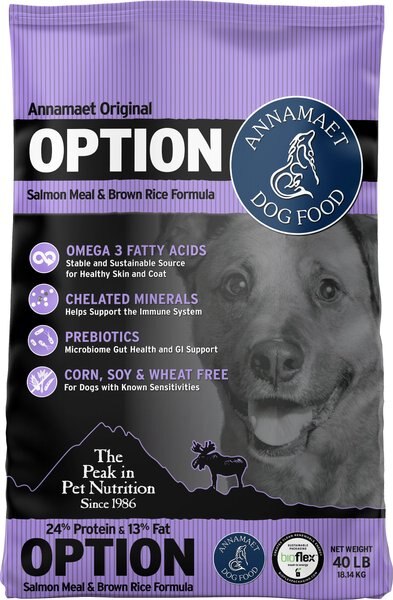 Annamaet Original Option Formula Dry Dog Food, 40-lb bag slide 1 of 6