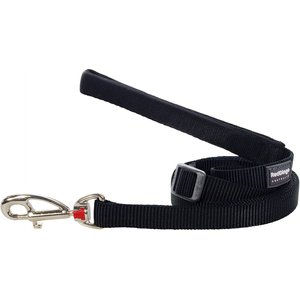 Red Dingo Classic Nylon Dog Leash, Black, Large: 6-ft long, 1-in wide
