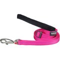 Red Dingo Classic Nylon Dog Leash, Hot Pink, Small: 6-ft long, 5/8-in wide