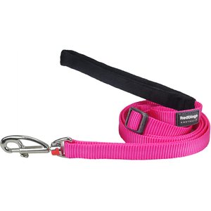 Red Dingo Classic Nylon Dog Leash, Hot Pink, Large: 6-ft long, 1-in wide