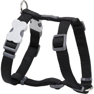 Red Dingo Classic Nylon Back Clip Dog Harness, Black, Large: 22 to 31.5-in chest