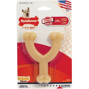 Nylabone Power Chew Original Flavored Wishbone Dog Chew Toy, Small 