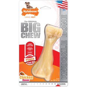 Nylabone Power Chew Chicken Flavored Knuckle Bone Dog Chew Toy, XX-Large 