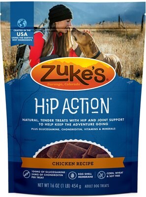 Zuke's Natural Hip & Joint Action Chicken Recipe Dog Treats, slide 1 of 1