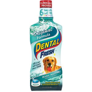 Dental Fresh Original Formula Dog & Cat Dental Water Additive, 17-oz bottle