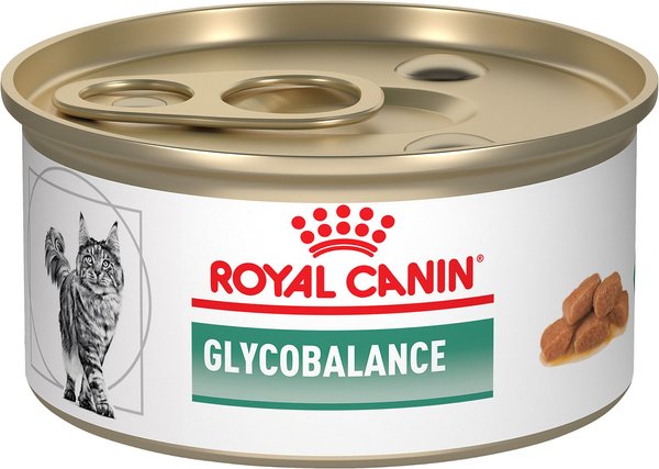 Royal Canin Veterinary Diet Adult Glycobalance Thin Slices in Gravy Canned Cat Food, 3-oz, case of 24 slide 1 of 9