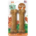 Nylabone Healthy Edibles Longer Lasting Bacon Flavor Dog Bone Treat, Medium, 2 count