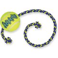 KONG AirDog Squeakair Ball with Rope Dog Toy, Medium