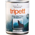 PetKind Tripett Green Beef Tripe & Venison Grain-Free Canned Dog Food, 12.8-oz, case of 12