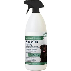 Miracle Care Natural Flea & Tick Spray for Dogs, 24-oz bottle