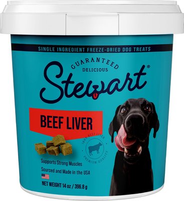 Stewart Pro-Treat Beef Liver Freeze-Dried Raw Dog Treats, slide 1 of 1