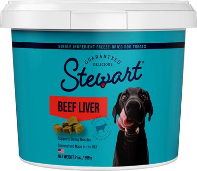 Stewart Pro-Treat Beef Liver Freeze-Dried Raw Dog Treats, slide 1 of 1