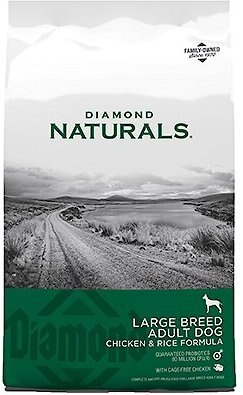 Diamond Naturals Large Breed Adult Chicken & Rice Formula Dry Dog Food, 40-lb bag slide 1 of 7
