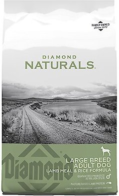 Diamond Naturals Large Breed Adult Lamb Meal & Rice Formula Dry Dog Food, 40-lb bag slide 1 of 6
