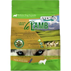 Addiction Grain-Free Le Lamb Dry Dog Food, 4-lb bag