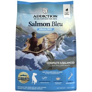 Addiction Grain-Free Salmon Bleu Dry Dog Food, 4-lb bag