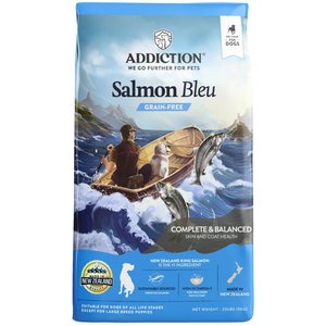 Addiction Grain-Free Salmon Bleu Dry Dog Food, 20-lb bag