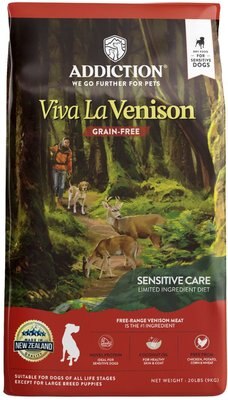 Addiction Grain-Free Viva La Venison Dry Dog Food, slide 1 of 1