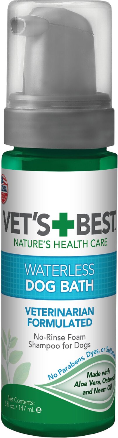 best waterless dog shampoo