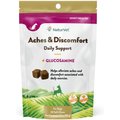NaturVet Aches & Discomfort Plus Glucosamine Soft Chews Joint Supplement for Dogs, 30 count
