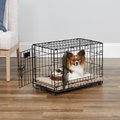 MidWest iCrate Fold & Carry Double Door Collapsible Wire Dog Crate, 22 inch