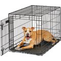 MidWest LifeStages Single Door Collapsible Wire Dog Crate, 36 inch