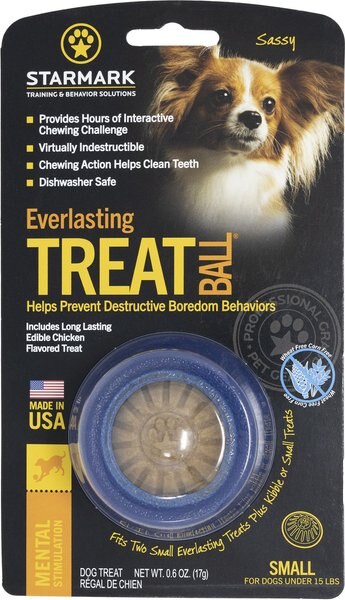 Starmark Everlasting Treat Ball Tough Dog Chew Toy, Small slide 1 of 9