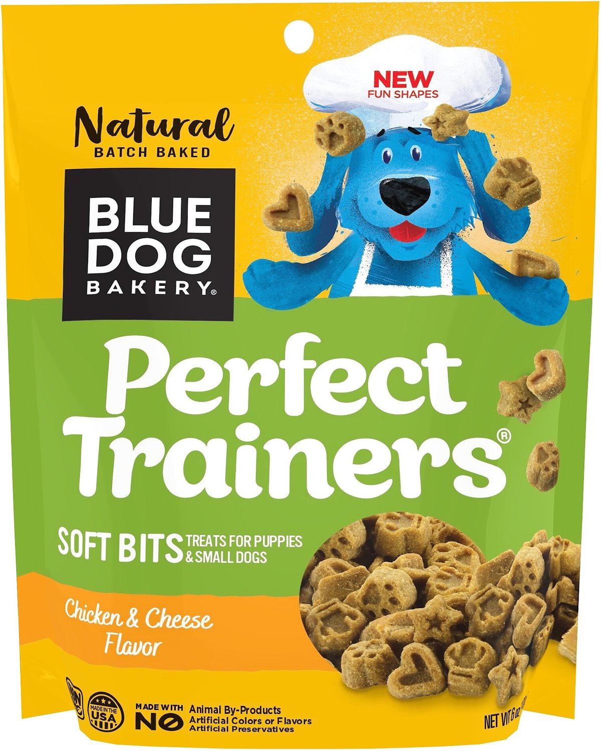 dog treats blue bag