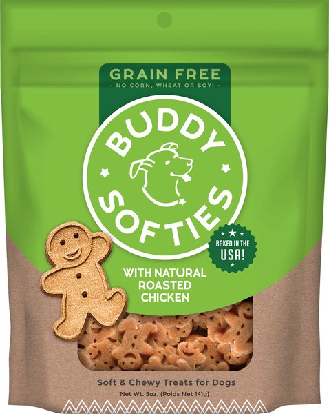 Buddy Biscuits Grain-Free Soft & Chewy with Roasted Chicken Dog Treats, 5-oz bag slide 1 of 8