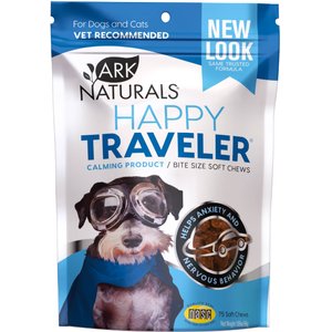 Ark Naturals Happy Traveler Soft Chew Calming Supplement for Dogs & Cats, 75 count